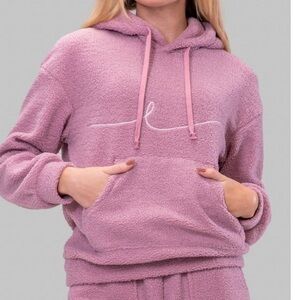 BYEGREIS hoodie in lilac. NWT. Size Large.